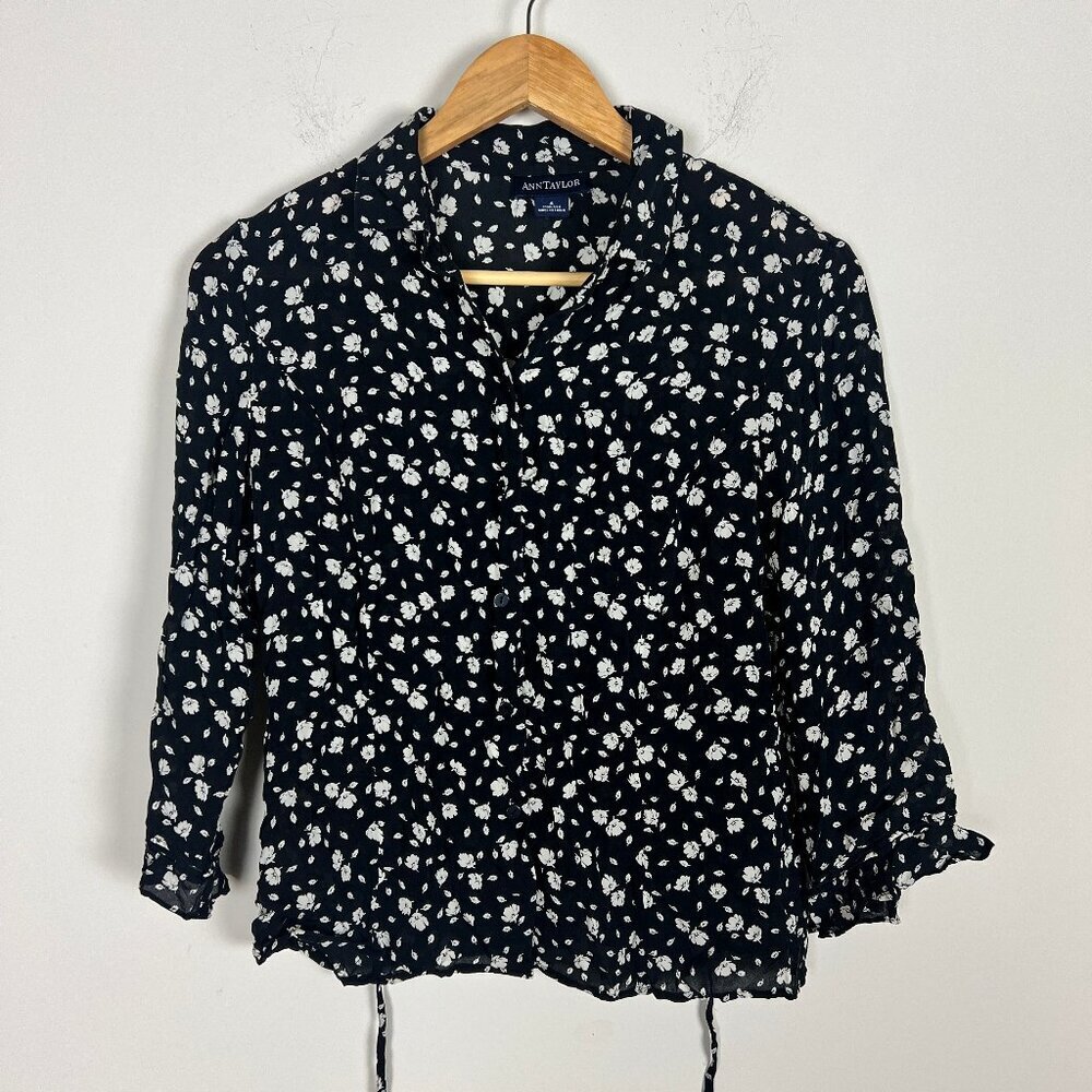 2/$20 Ann Taylor Silk Printed Top 4